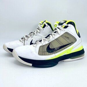 Nike Air Max Men Size 10.5 Lace Up White Neon Athletic Shoes 407535-101